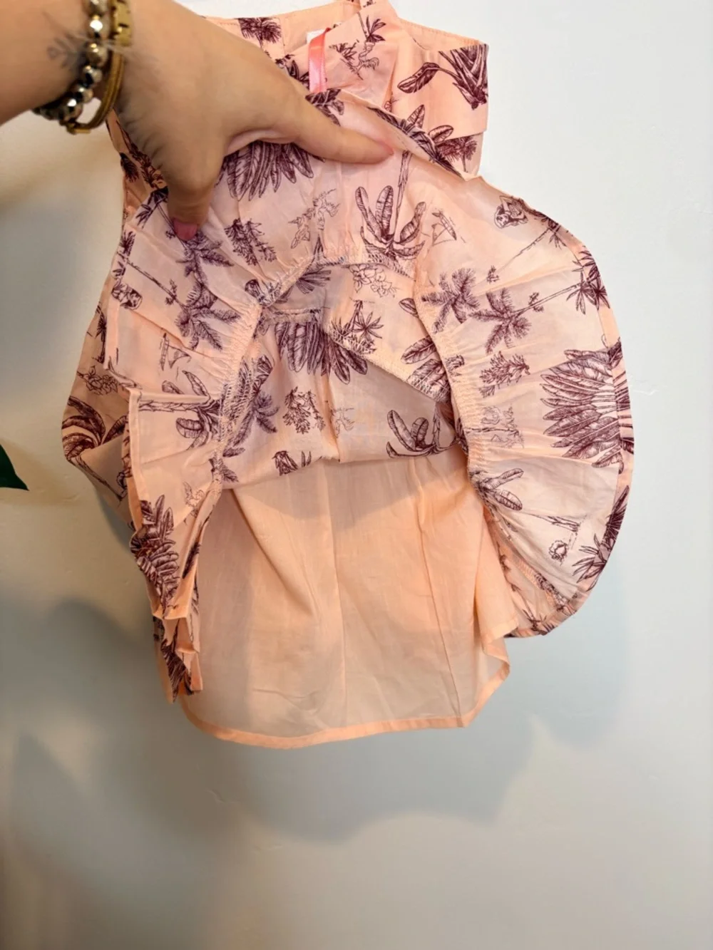 JANIE AND JACK Disney Moana Palm Toile Dress